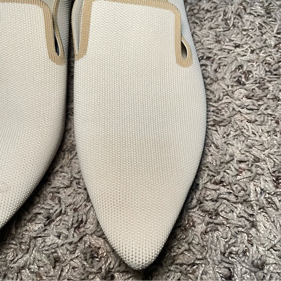 Vivaia Monica Pointed Toe Loafers Womens‎ Size US9/40EU Cream Ivory Flats Shoes - Picture 6 of 15